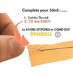 Stitch Handheld Cordless Portable White Sewing Machine