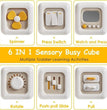 6 in 1 Montessori Busy Baby Cube