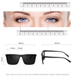 Polarized Retro Square Sunglasses