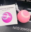Rotating Cat Toy Ball, Interactive Cat Toys Rechargeable Rotating Ball with LED