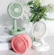 Rechargeable AC/DC Table Wall Fan – Portable, Dual-Speed, USB Charging, Lightweight (450g)