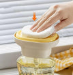 Kitchen Detergent Foaming Dish Washing Liquid Bottle Press Dispenser