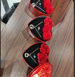 Floweraura Sparkling Love Adornments Jewelry & Artificial Flower in Heart Red Box Valentine's Gift