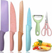 6 Pieces Kitchen Knife Set