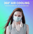 Portable Bladeless Hanging Rechargeable Neck Fan