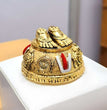 Gold Plated Antique Lord Balaji Charan Paduka