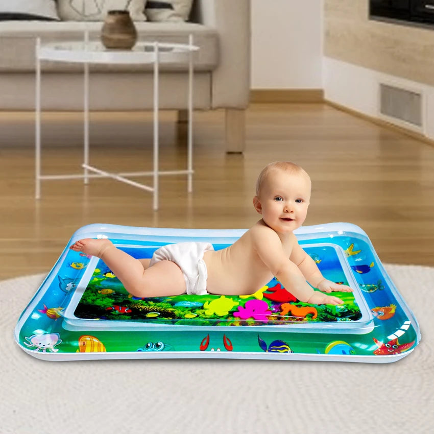 Baby Water Play Mat for Tummy Time | Non-Toxic & Fun