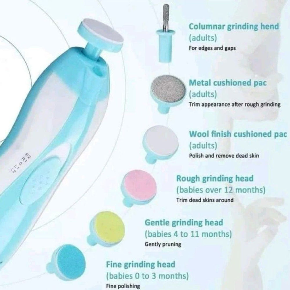 Baby Nail Clippers with LED Light – Blue