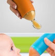Premium Baby Food Squeeze Feeder Spoon, No-Mess Feeding Solution