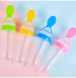 Premium Baby Food Squeeze Feeder Spoon, No-Mess Feeding Solution