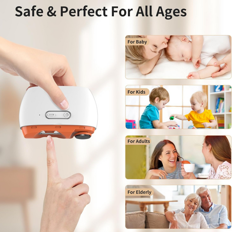 Rechargeable Electric Nail Clipper & Polisher 2-in-1