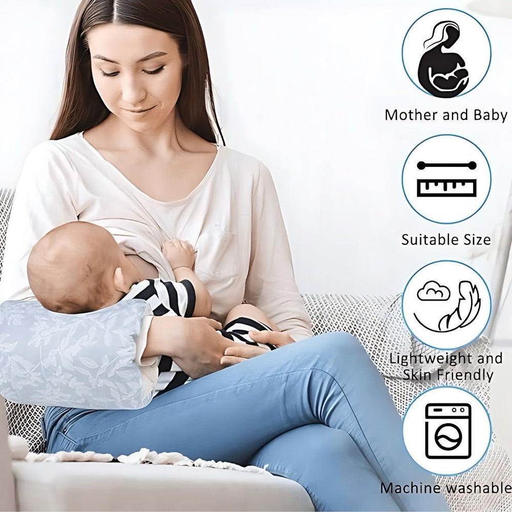 Cozie Cradle Baby Nursing & Feeding Pillow – Soft Cotton Suppor